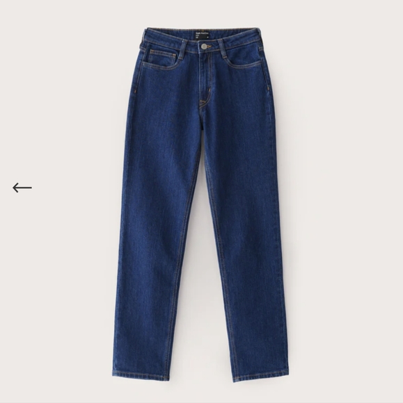 NWT Frank & Oak Cyndi Straight Fit High Rise Jean (Dark Wash), women 27 - Picture 5 of 5